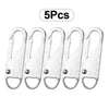 Five pieces of universal metal zipper slider repair kit