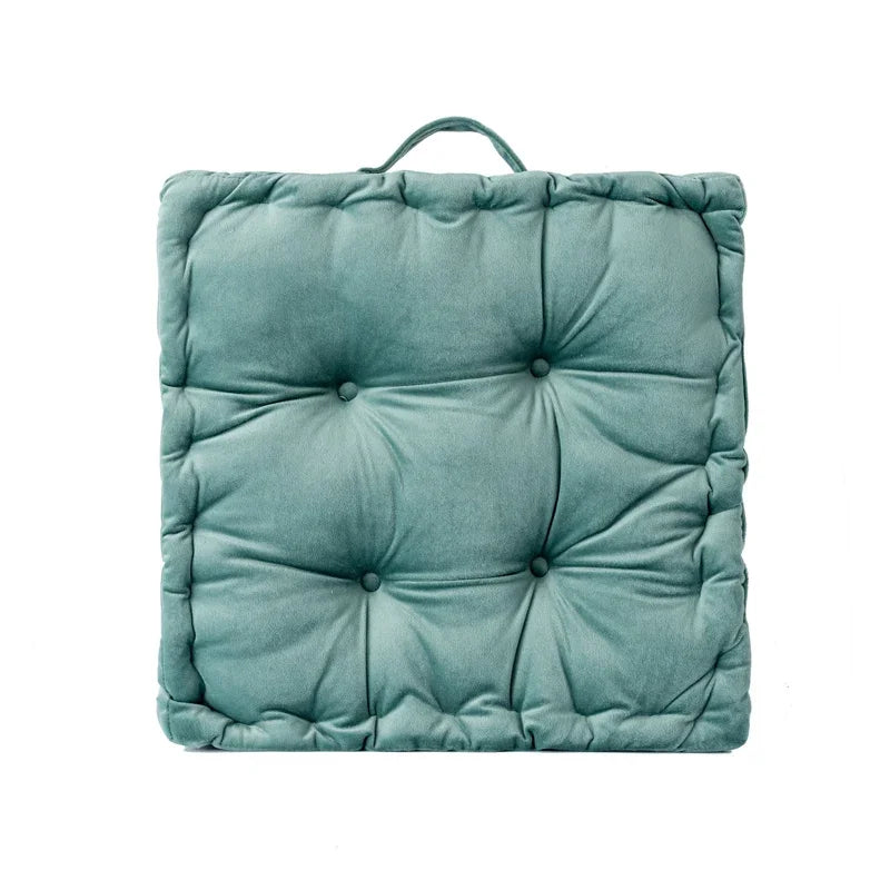 Modern Square Floor Cushion – Soft Cotton-Filled Seat Pad