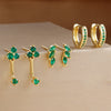 Dainty Square Hoop Earrings Set