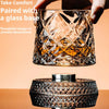 360° Rotating Whiskey Glasses (Set of 2) with Crystal Clear Glass
