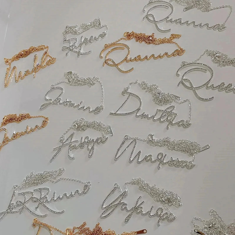 Personalized Script Name Necklace