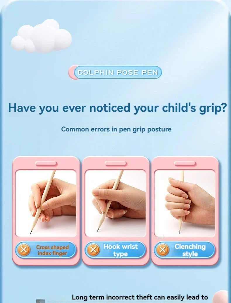 Cute Dolphin 2mm Mechanical Pencil Set