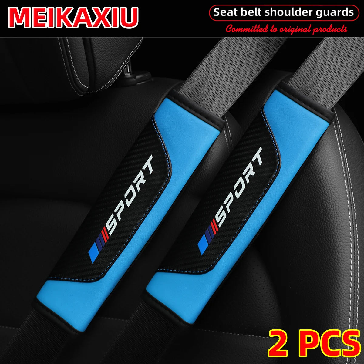 Carbon Fiber Seat Belt Shoulder Pad Cover