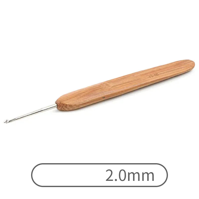 Bamboo Handle Crochet Hooks Set (0.5mm–6.0mm)