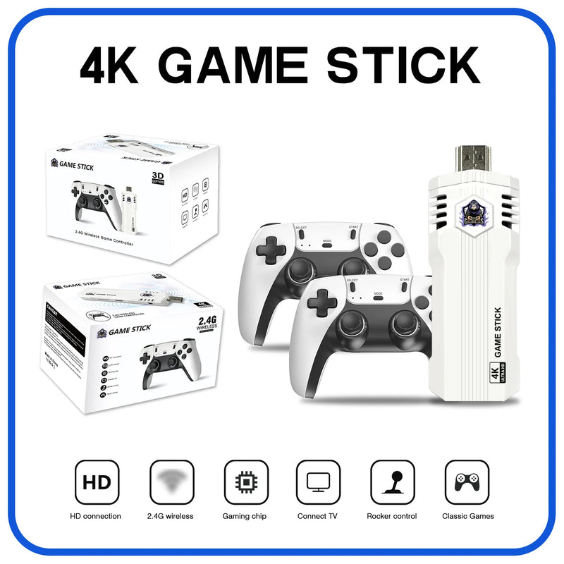 Retro Gaming Console X2L with 4K Output & Wireless Controllers