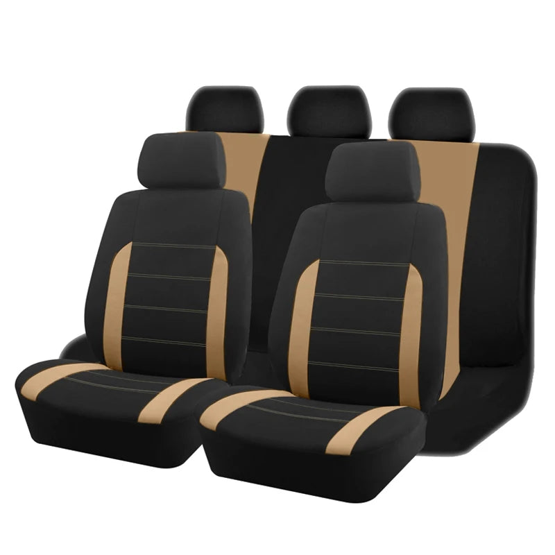 Universal Car Seat Covers — Full Set Front & Rear