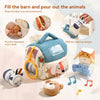 Musical Plush Farm Barn with Touch-Sensitive Animals