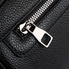 Men's Soft Leather Business Clutch Bag – Minimalist Travel Handbag with Zipper Closure