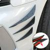 Universal Front Bumper Splitter Kit - 6-Piece Car Styling Fins