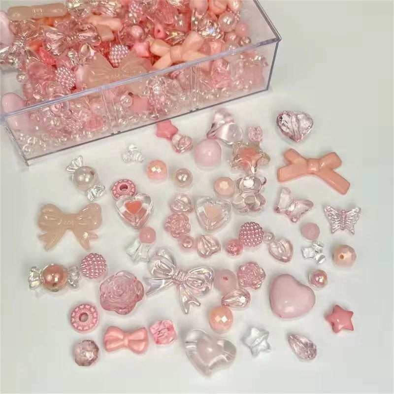 Colorful Acrylic Bead Mix for DIY Jewelry