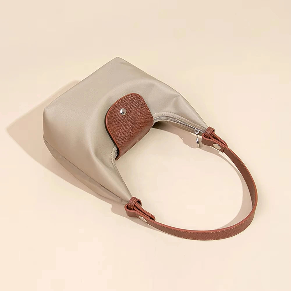 Waterproof Nylon Crossbody Bag with Two Detachable Straps