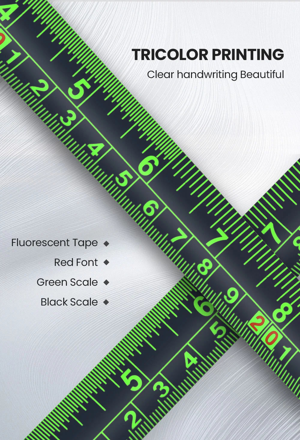 Fluorescent Tape Measure