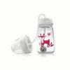 Hands-Free Self-Feeding Baby Bottle with Straw Brush (150ml)