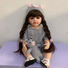 Lifelike Reborn Baby Girl Doll with Soft Silicone Body