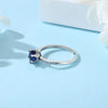 Sterling Silver Heart Ring with Cubic Zirconia