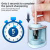 Electric Pencil Sharpener – Battery-Powered, Safe for Kids & Artists