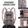Women's Nylon Waterproof Casual Backpack with USB Port, Fits 15.6 Inch Laptop
