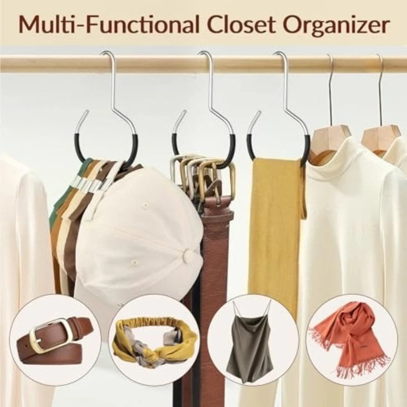 Circular Hat Organizer Hanger with Non-Slip Grip