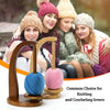 Magnetic Wooden Yarn Holder with Rotating Spindle