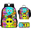 Cartable Enfant Cartoon Sprunki avec Pochette Avant