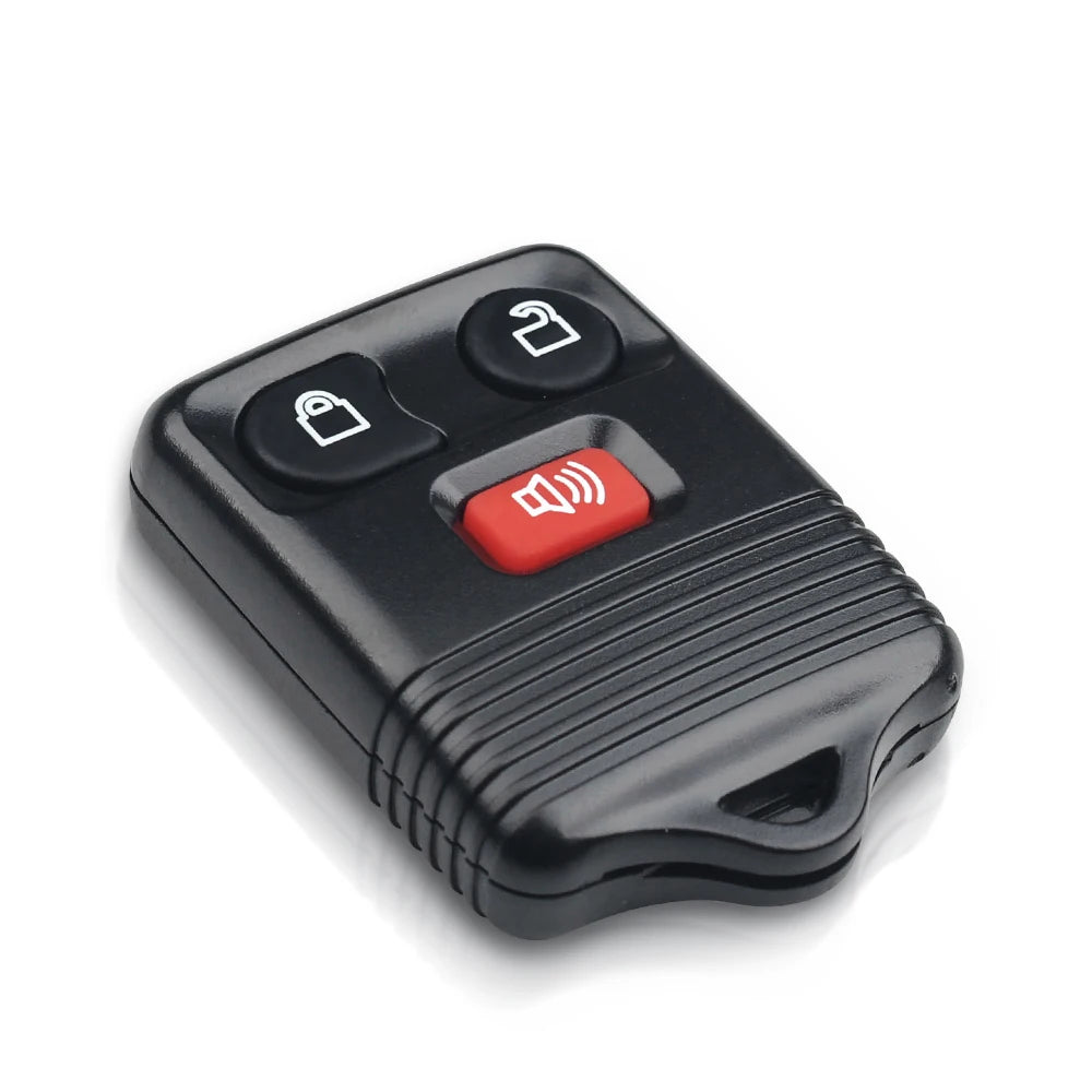 Black replacement remote key fob with a lock icon and a push-to-start button.