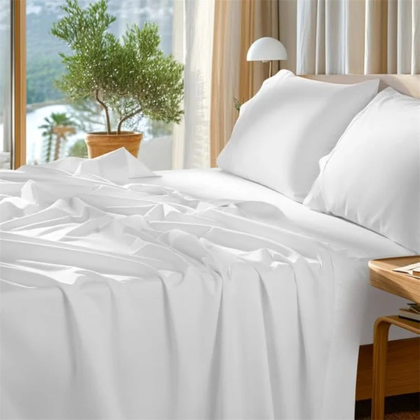 Luxury Egyptian Cotton Bed Sheet Set – Silky Soft 1000 Thread Count