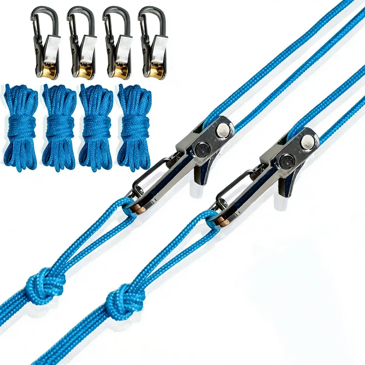 Retractable Rope Tie-Down with Quick-Lock Cam Buckle