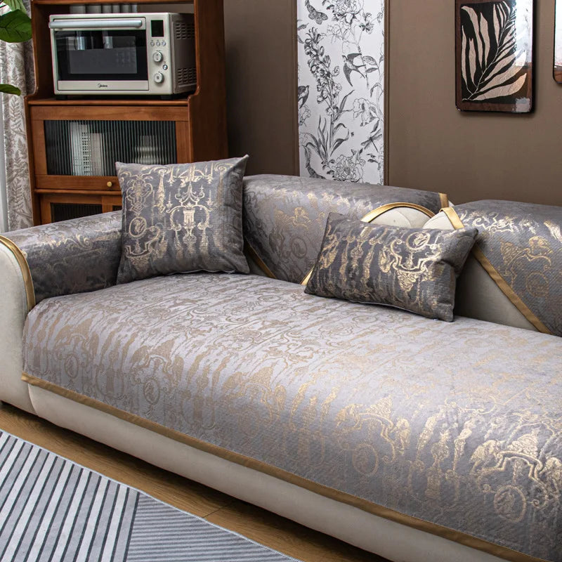 Luxury Anti-Slip Velvet Sofa Cover