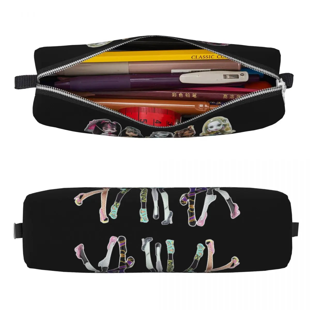 Monster High Pink Pattern Pencil Case