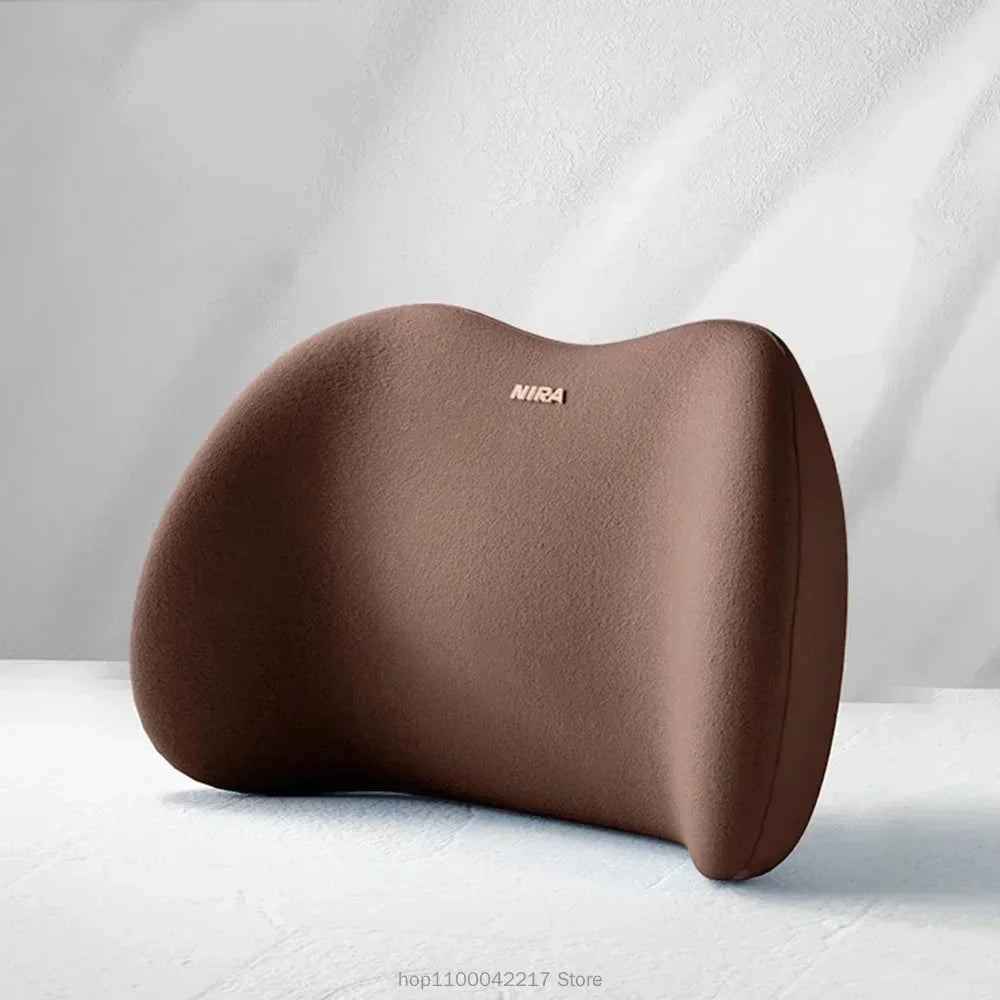 Memory Foam Car Headrest Pillow with Lumbar Support