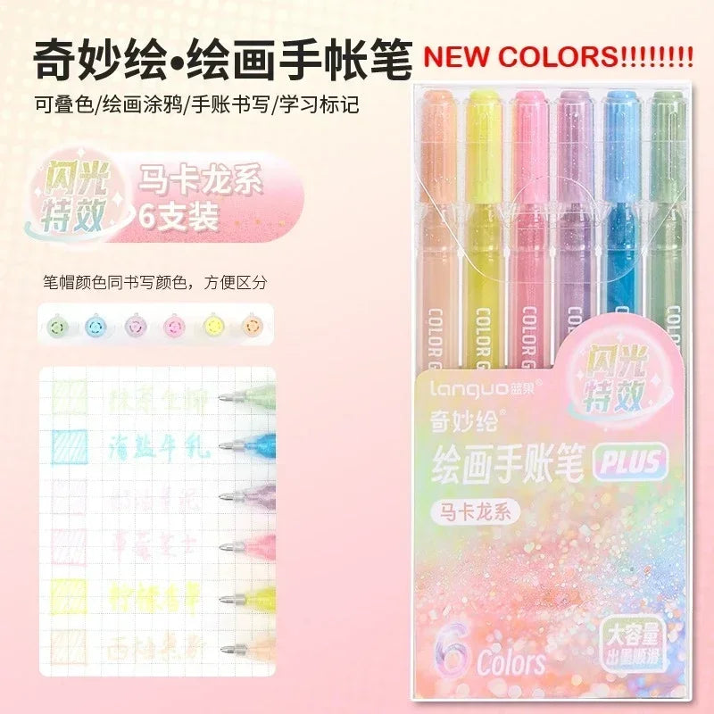 3D Embossed Acrylic Gel Pens - 6/144 Color Options