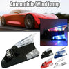 A collection of automotive wind lamp products including a red sports car and various LED antenna lights.