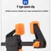 4-Inch Quick-Release Woodworking Bar Clamps (Set of 2 or 5)