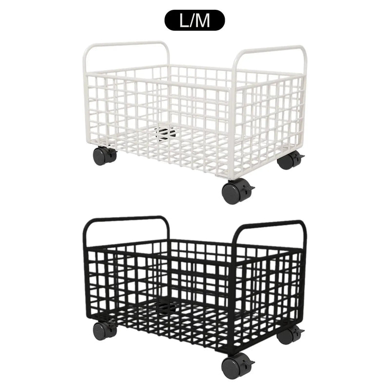 Compact Rolling Utility Cart with Wheels