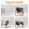 Heavy Duty Multi-Purpose Wall Hooks for Garage and Garden Storage