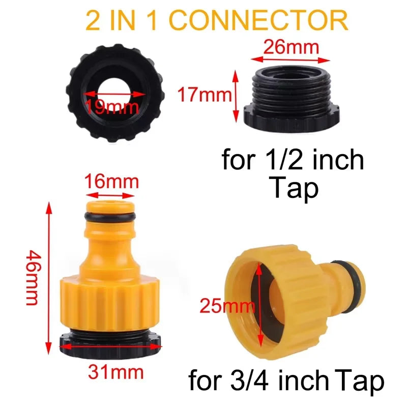 Vielseitiges Schlauchanschlussadapter-Set