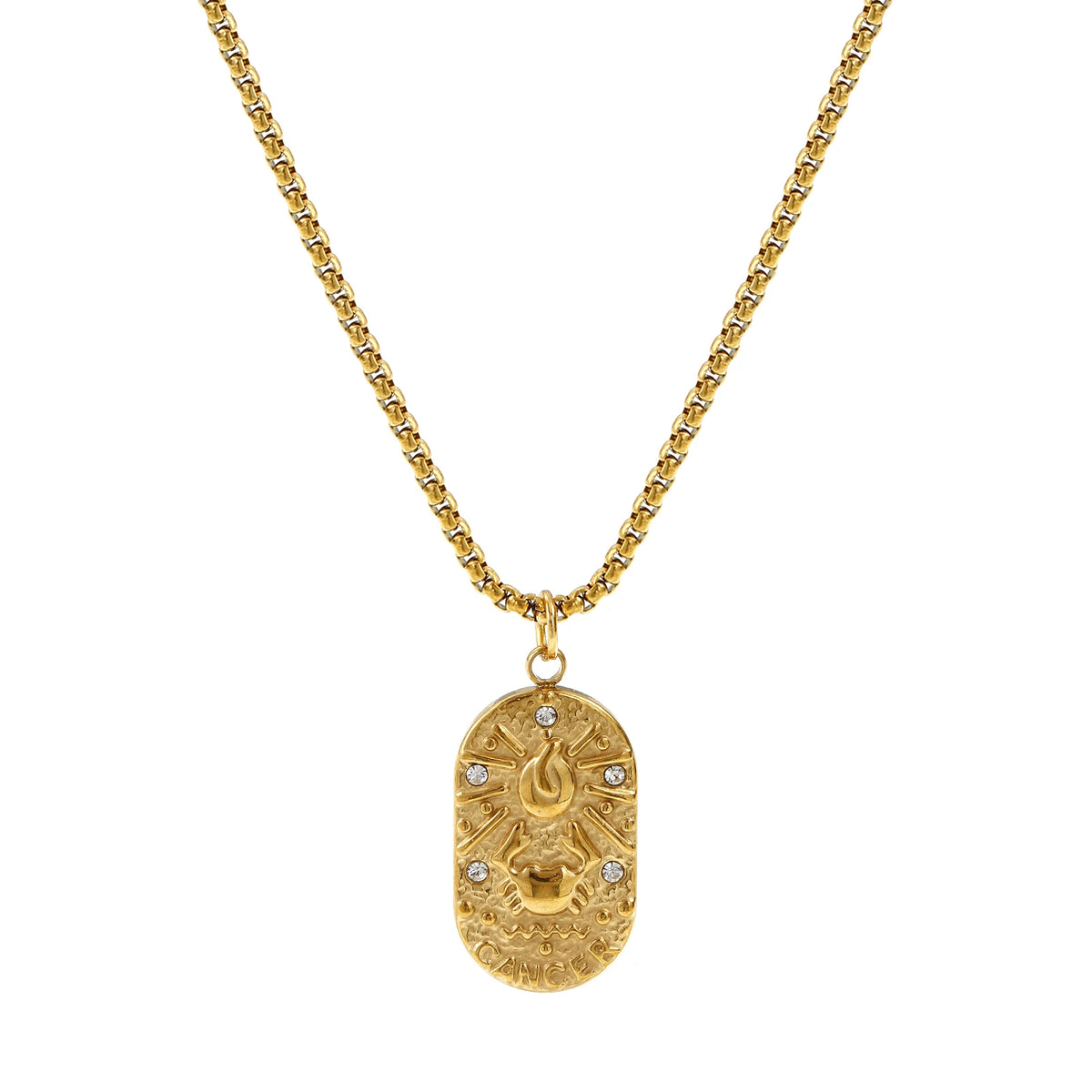 18K Gold Plated Constellation Pendant Necklace