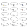 925 Sterling Silver Heart Charm Bracelet