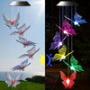 Solar-Schmetterlings-Windspiel mit Farbwechsel-Licht
