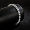 Sterling Silver Tennis Bracelet with Zircon Stones