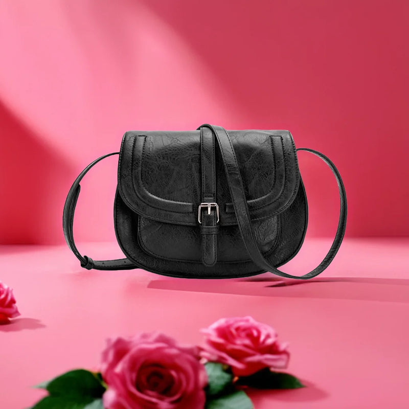 Retro Half-Moon Saddle Bag
