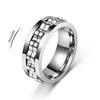 Gear-Chain Rotating Anxiety Ring