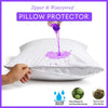 Waterproof Cotton Pillow Protector with Zipper