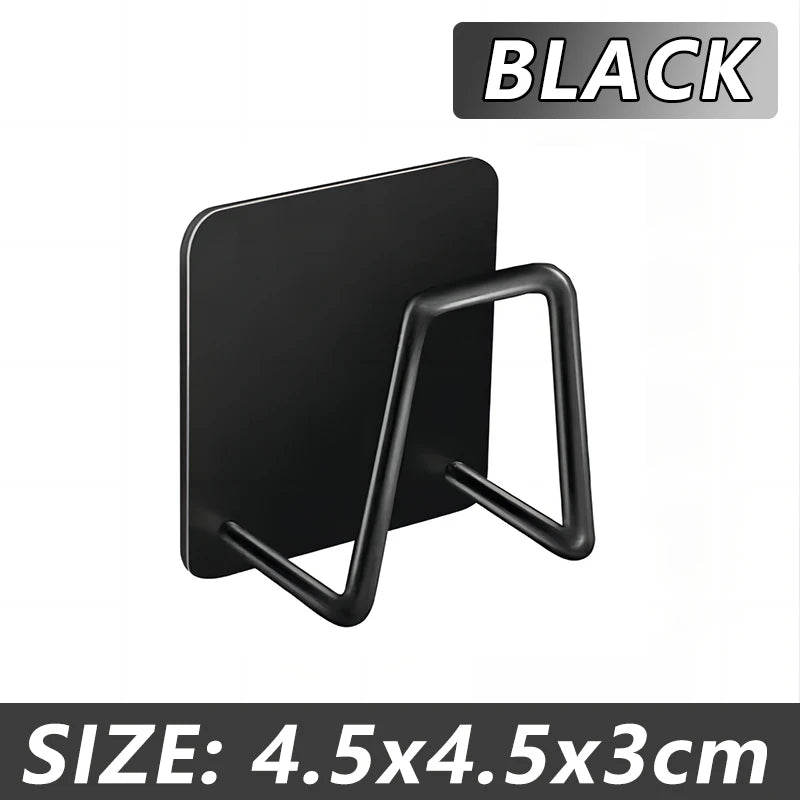 Self-Adhesive Stainless Steel Sponge Holder for Kitchen Sink