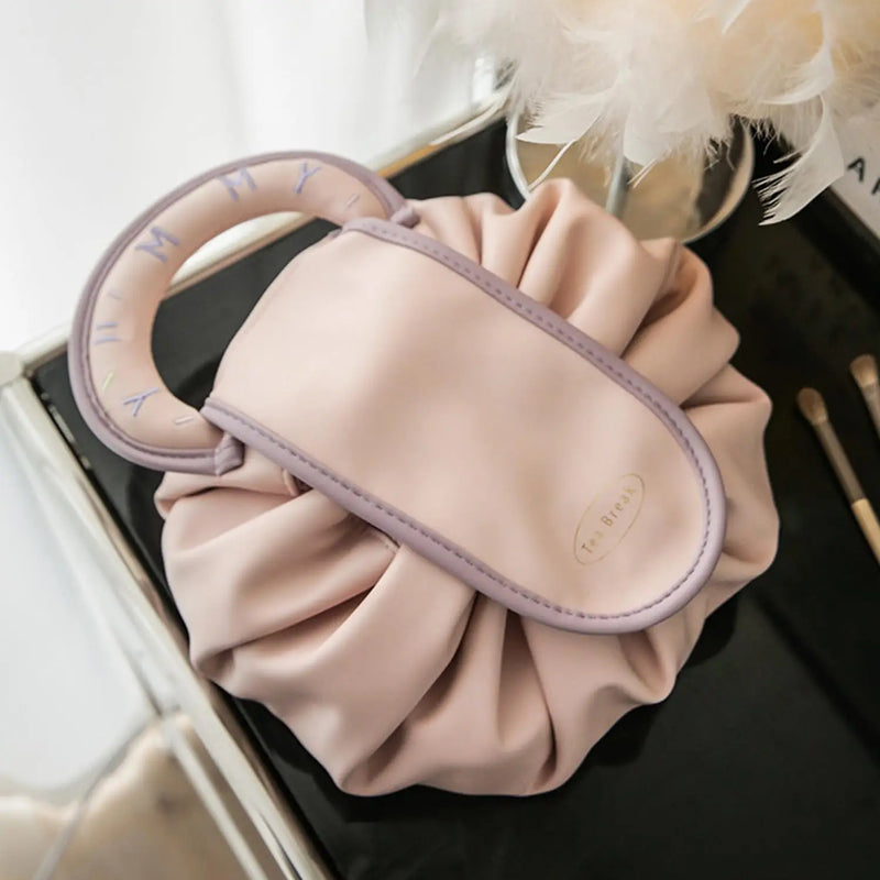 Trousse de Maquillage Barrique Spacieuse avec Cordon