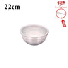 Juego de Bowls de Acero Inoxidable con Tapas Herméticas