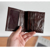 Vintage Genuine Leather Bifold Wallet