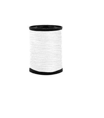 Roll of white heavy-duty waxed nylon thread for sewing and repairs
