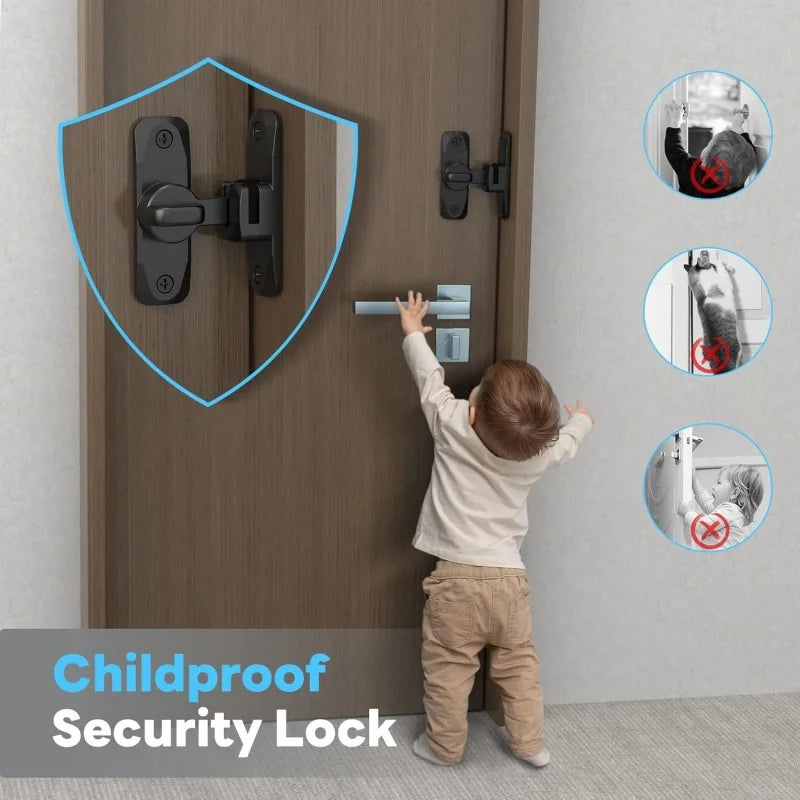 90/180° Flip-Down Door Latch