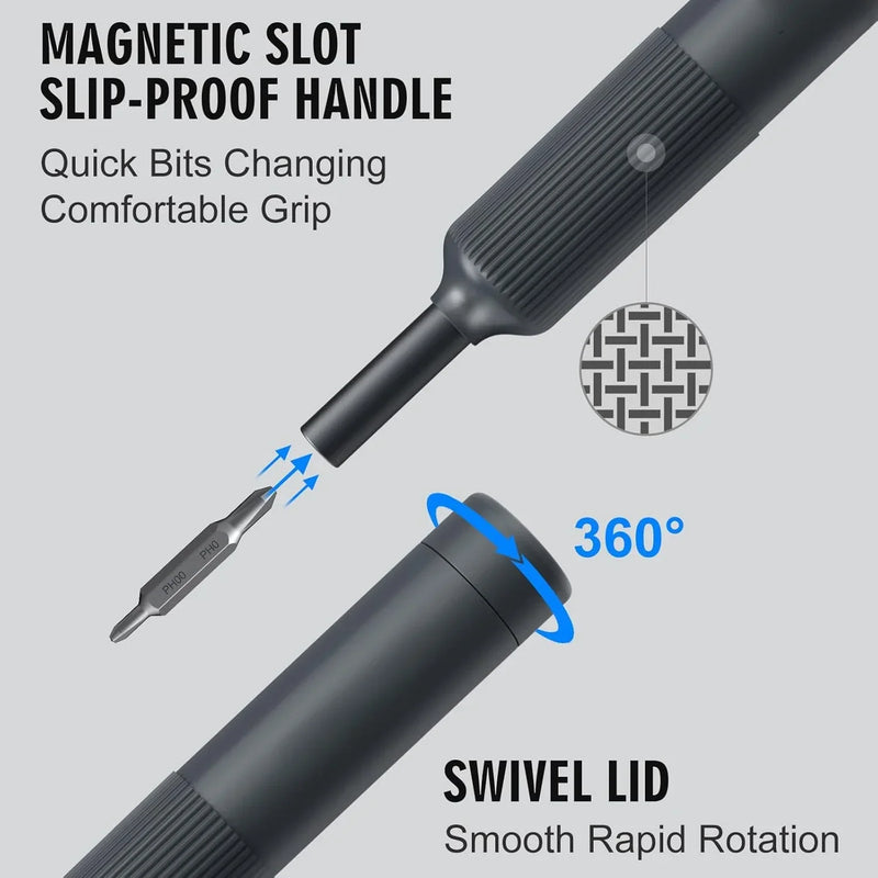 Precision Screwdriver Set with Magnetic Pen-Style Handle
